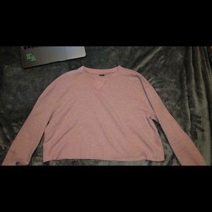 Long sleeve crop top